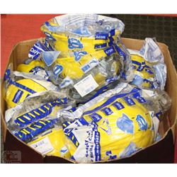 BOX OF BRAND NEW YELLOW HARD HATS