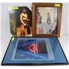 Image 1 : LOT OF 3 PICTURES INCLUDING FRAMED LAMBORGHINI