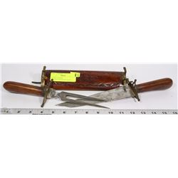 DOUBLE HEADED HUNTING/COOKING SET KNIFE