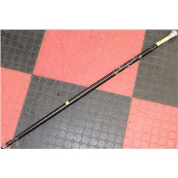 GENTLEMENS WALKING STICK 39" WITH SILVER KNOB &