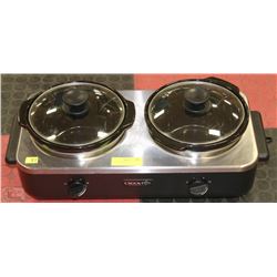 DOUBLE CROCK POT