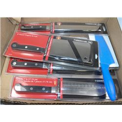 FLAT W/6 NEW FARBERWARE PRO-KNIVES