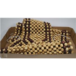 DRIVER CAR SEAT CUSHION MADE WITH WOOD BEADS