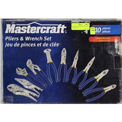 NEW MASTERCRAFT 10-PC PLIER & WRENCH SET