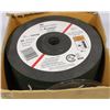 Image 1 : BOX OF TWENTY 80 GRIT FLEXIBLE GRINDING WHEELS