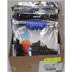 BOX OF 12 BACKPACKERS /CAMPING GOURMET MEALS