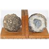 Image 1 : NATURAL GEODE BOOK ENDS