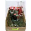 Image 1 : BOX OF ASSORTED COKE BOTTLES,SOME OLD,COKECOLA