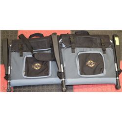 TWO FOLD OUT BLEACHER CHAIRS