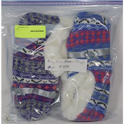 2PK MARY JANE LADIES SLIPPERS