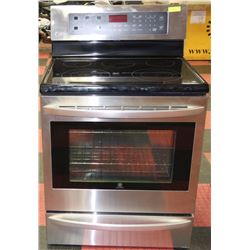 LG BLACK & STAINLESS STEEL ELECTRIC STOVE