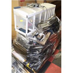 PALLET OF ESTATE MISC, AMMUNITION BOXES, TOOLS ETC