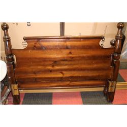 PINE QUEEN SIZE BED FRAME
