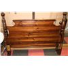 Image 1 : PINE QUEEN SIZE BED FRAME
