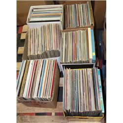6 BOXES OF ASSORTED RECORDS