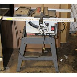 CRAFTSMAN TABLE SAW WITH STAND