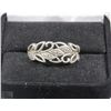 Image 1 : #16-VINTAGE .925 SILVER LEAF DESIGN RING SIZE 9.25