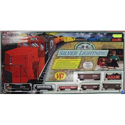 SILVER LIGHTNING BACHMAN TRAIN SET