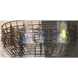 4 BALCONY RAIL BASKETS