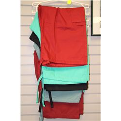 BUNDLE OF 5 NEW UNISEX SCRUB PANTS WITH TIE UP