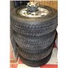 Image 1 : SET OF 4 MICHELIN P265/70R17 TIRES & RIMS-CHEV