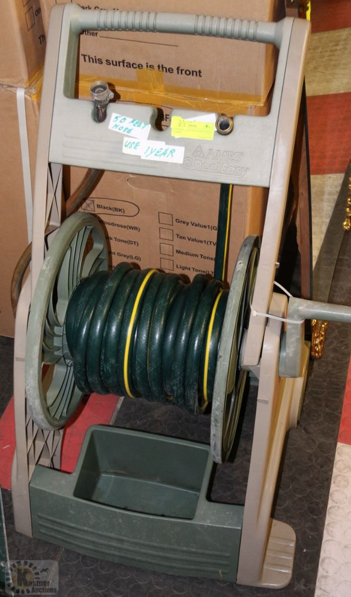AMES REEL EASY HOSE REEL WITH 50' HOSE