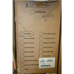 NEW 30" OPEN TOP BLACK PEDESTAL - X6