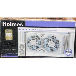 HOLMES WINDOW FAN WITH ELECTRONIC CONTROL