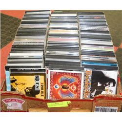 FLAT WITH OVER 100 ROCK & COUNTRY CD'S