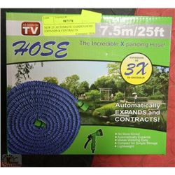 NEW 25' AUTOMATIC GARDEN HOSE: EXPANDS & CONTRACTS