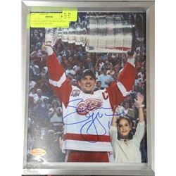 STEVE YZERMAN SIGNED STANLEY CUP WINNER  W/ COA