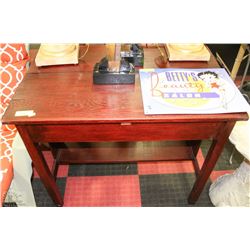 VINTAGE WOOD WRITING DESK