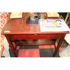 Image 1 : VINTAGE WOOD WRITING DESK