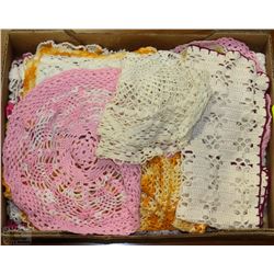 BOX OF DOILIES