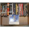 Image 1 : BOX WITH ASSORTED DVD'S AND HOLDER
