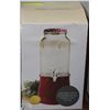 Image 1 : GLASS BEVERAGE DISPENSER WITH BUCKET STAND