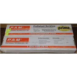 2 BOXES PRIME INTERIOR WOOD SCREWS 1000 EACH BOX