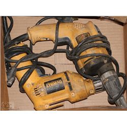 LOT OF 2-3/8 DRILL AND VSR DRYWALL SCREWDRIVER