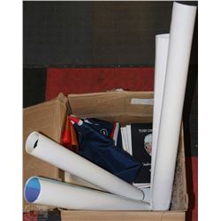BOX OF SPORTS COLLECTIBLES