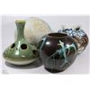 Image 1 : LOT OF 4 DECORATIVE VASES VARIOUS STYLES 23X22X21