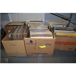 6 BOXES OF ASSORTED 420+ RECORDS