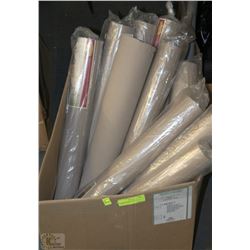 12 ROLLS COMMERCIAL WALLPAPER -VANECIA BEIGE