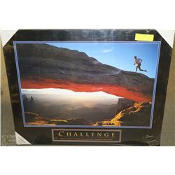 BRAND NEW "CHALLENGE" PICTURE 20 W X 22 H