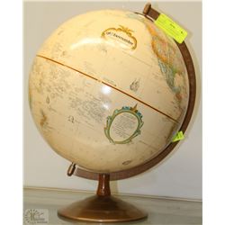 ORIGINAL 12" GLOBE MASTER EMBOSSED TERRAIN/METAL