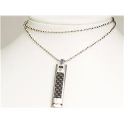 #10-STAINLESS STEEL MEN'S CHAIN WITH PENDANT
