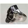 Image 1 : #50-MEN'S STAINLESS STEEL SKULL RING SIZE 10.5