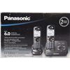 Image 1 : PANASONIC 2 HANDSET CORDLESS PHONES WITH