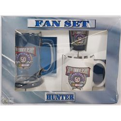 NASCAR 50TH ANNIVERSARY COMMEMORATIVE CUP, MUG & SHOT