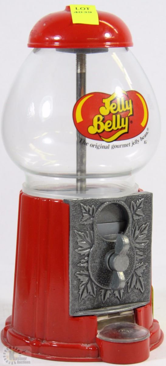 JELLY BELLY METAL CANDY DISPENSER 9" HIGH