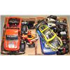 Image 1 : 2 FLATS OF RC CARS,TRUCKS AND REMOTES